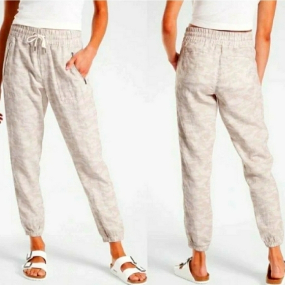 Athleta Pants - ATHLETA Cabo Tide Linen Jogger, Size 6